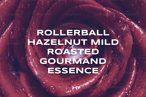 Rollerball hazelnut mild roasted gourmand essence